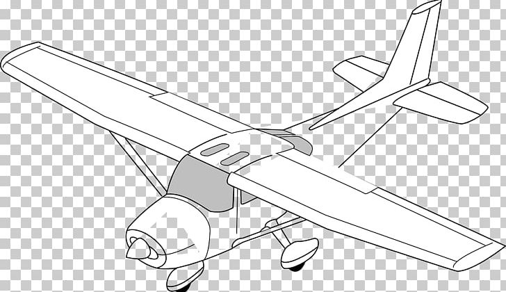 Airplane Cessna PNG, Clipart, Aerospace Engineering, Aircraft, Angle, Artwork, Black And White Free PNG Download