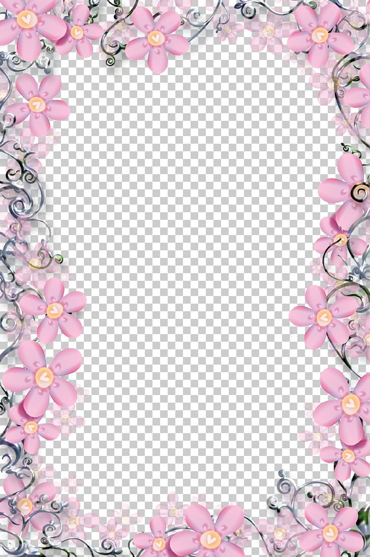 Flower Frame PNG, Clipart, Background Pattern, Border Frame, Design, Desktop Wallpaper, Floral Frame Template Free PNG Download