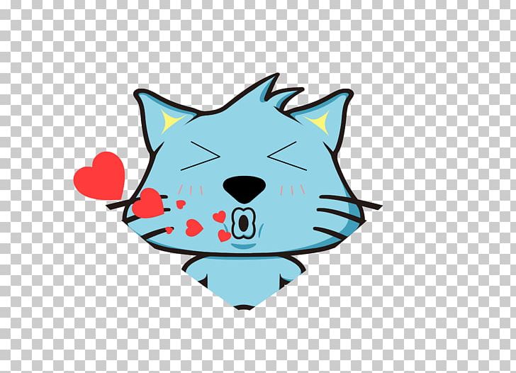 Kiss Cat Adobe Illustrator PNG, Clipart, Blue, Carnivoran, Cartoon, Cat Like Mammal, Dog Like Mammal Free PNG Download