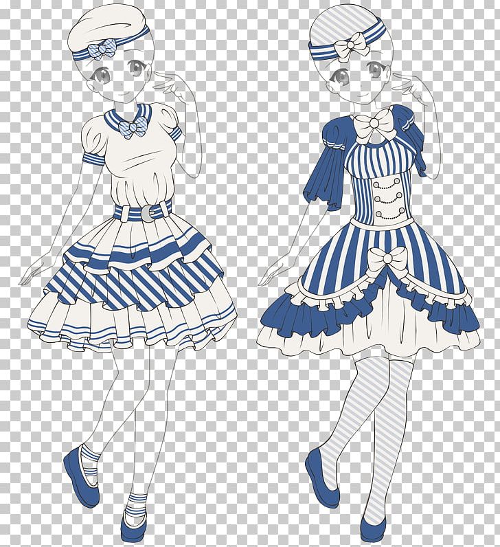 Lolita Fashion Dress Costume Design Clothing Sailor PNG, Clipart, Anime, Art, Artwork, Clothing, Costume Free PNG Download