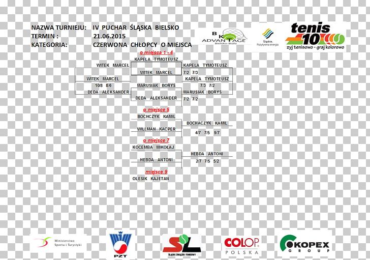 Servicom Tennis Club Racibórz Sosnowiec Screenshot PNG, Clipart, Area, Brand, Diagram, Document, Group Free PNG Download