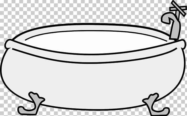 Bathtub Bathroom PNG, Clipart, Bathroom, Bathtub, Black And White, Circle, Cookware And Bakeware Free PNG Download