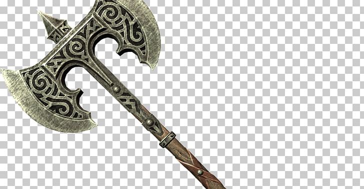 The Elder Scrolls V: Skyrim Oblivion Battle Axe Weapon PNG, Clipart, Axe, Battle Axe, Blade, Blunt Instrument, Cold Weapon Free PNG Download