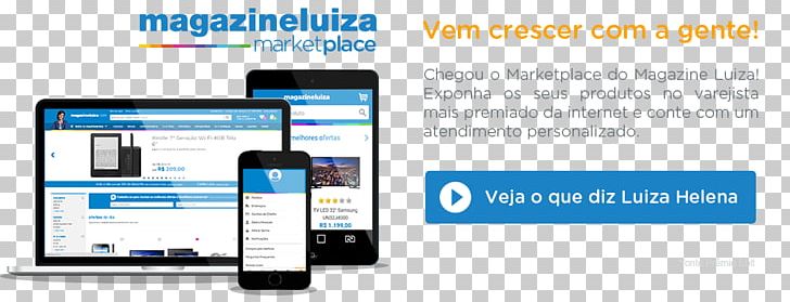 E-marketplace Magazine Luíza Webstore E-commerce Business PNG, Clipart, B2w, Brand, Business, Cellular Network, Computer Free PNG Download