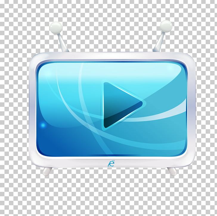 Blue White Television PNG, Clipart, Angle, Aqua, Azure, Black And White, Blue Free PNG Download