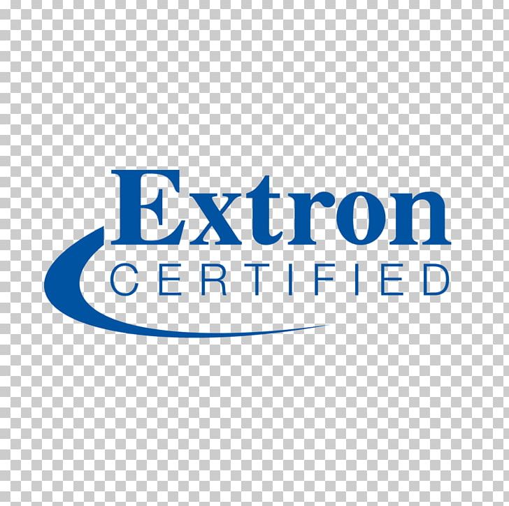 Logo Organization Brand Extron Electronics PNG, Clipart, Area, Art, Blue, Brand, Certification Free PNG Download