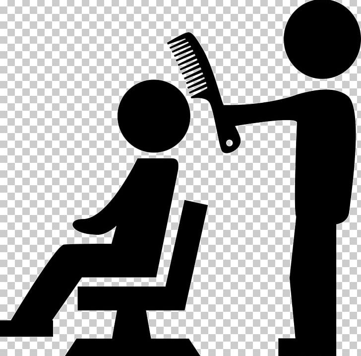 Hairdresser Beauty Parlour Barber PNG, Clipart, Barber Chair, Black And White, Brand, Communication, Computer Icons Free PNG Download