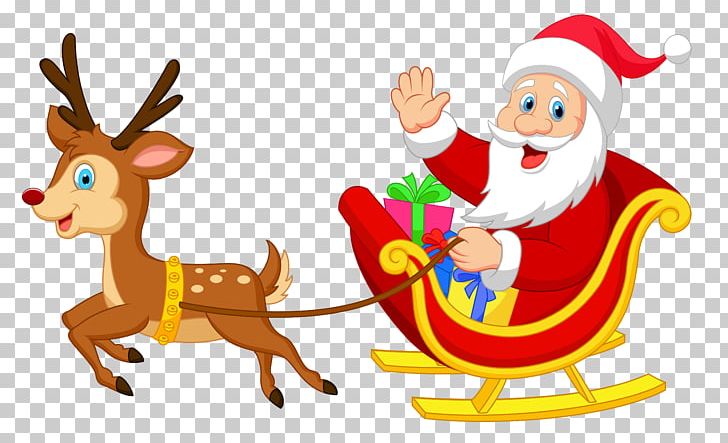 Reindeer Santa Claus Christmas Ornament Illustration PNG, Clipart, Art, Christmas, Christmas Clipart, Christmas Decoration, Christmas Ornament Free PNG Download