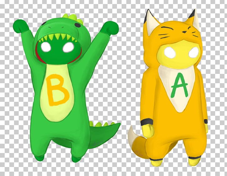 Gang Beasts Video Portable Network Graphics PNG, Clipart, Drawing, Fictional Character, Gang Beasts, Green, Mascot Free PNG Download