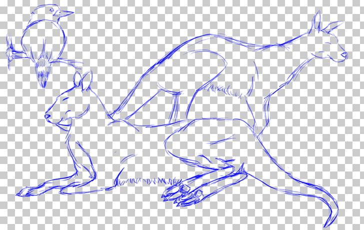 Macropodidae Canidae Drawing Sketch PNG, Clipart, Area, Arm, Art, Artwork, Black And White Free PNG Download