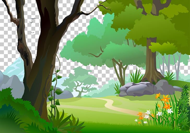 Forest Euclidean PNG, Clipart, Biome, Branch, Cartoon, Computer Wallpaper, Forest Animals Free PNG Download