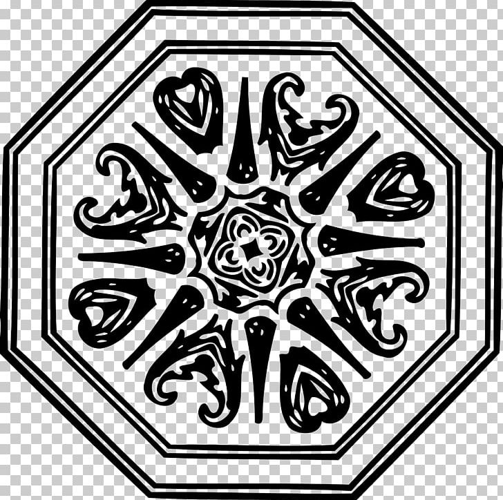 Ornament Visual Arts Octagon PNG, Clipart, Angle, Area, Art, Black, Black And White Free PNG Download