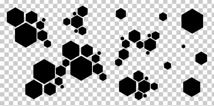 Hexagon Particle PNG, Clipart, Black, Black And White, Circle, Color, Download Free PNG Download