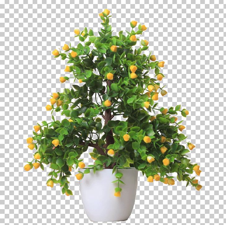 Christmas Day Christmas Tree Flowerpot Artificial Flower Christmas Ornament PNG, Clipart, Artificial Flower, Bonsai, Branch, Calamondin, Christmas Day Free PNG Download
