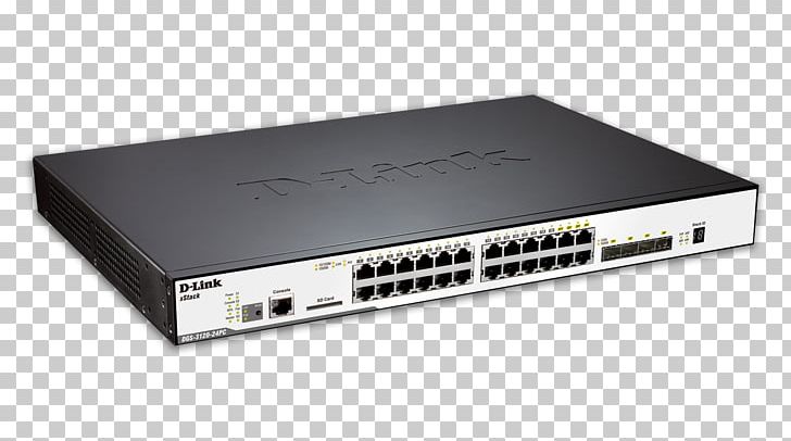 Gigabit Ethernet Stackable Switch Network Switch D-Link Small Form-factor Pluggable Transceiver PNG, Clipart, Computer Network, Dlink, Dlink Dgs1024d, Electronic Device, Electronics Free PNG Download