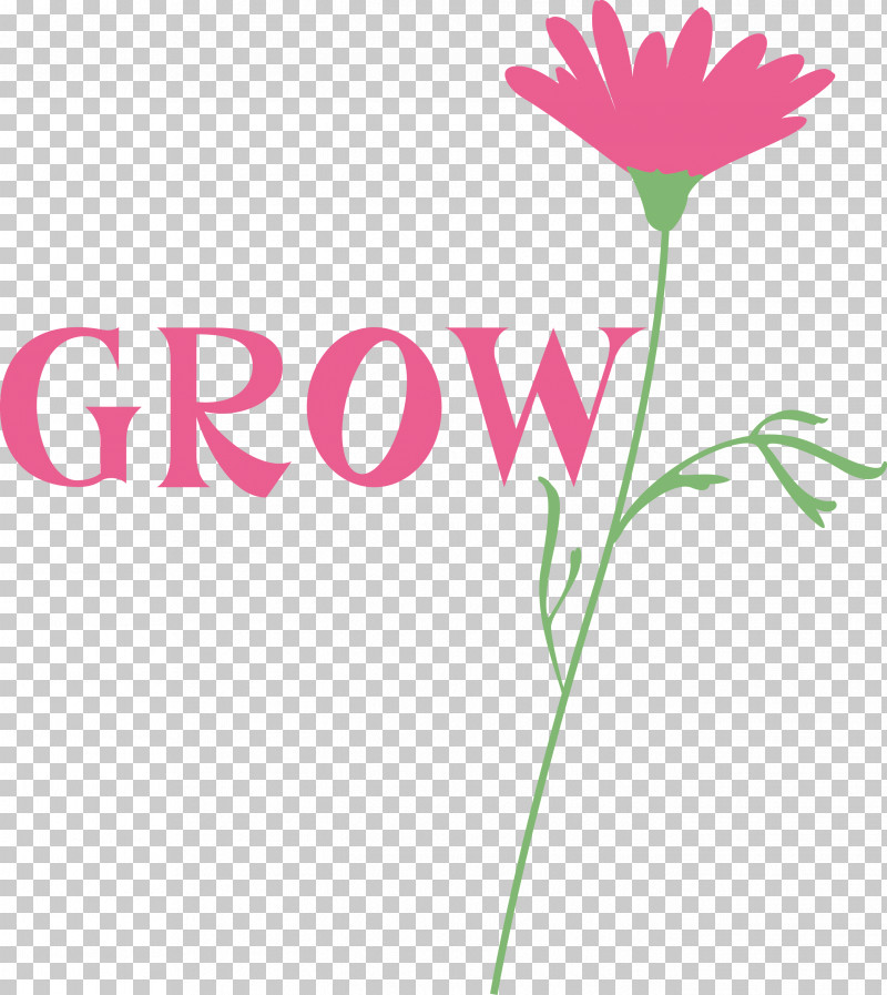 GROW Flower PNG, Clipart, Floral Design, Flower, Grow, Line, Logo Free PNG Download