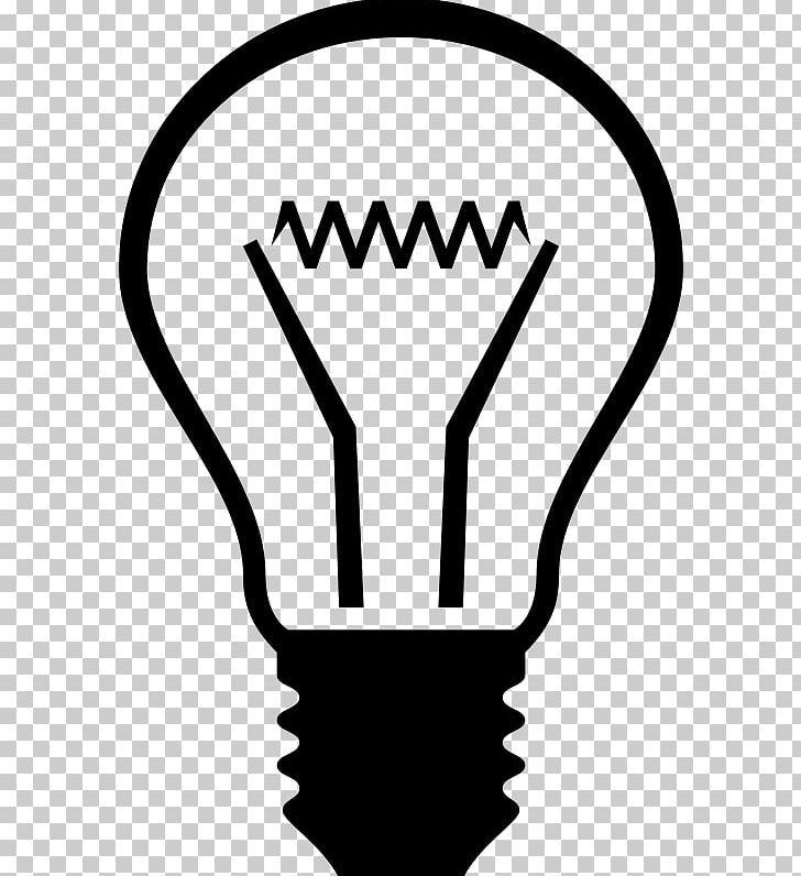 Incandescent Light Bulb Lamp PNG, Clipart, Artwork, Black, Black And White, Clip Art, Computer Icons Free PNG Download