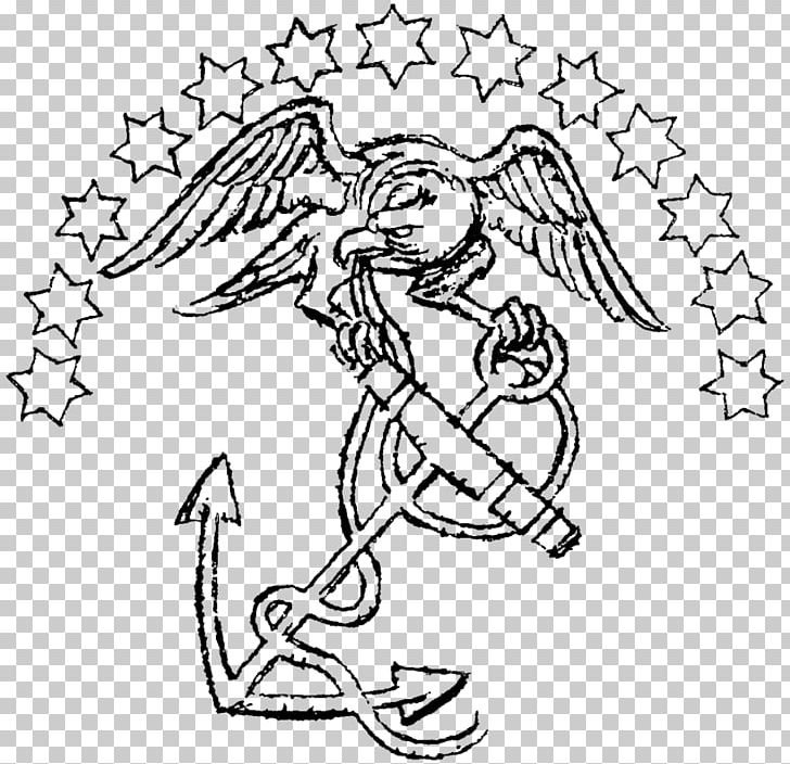 United States Marine Corps Eagle PNG, Clipart, Angle, Fictional Character, Head, Mammal, Monochrome Free PNG Download