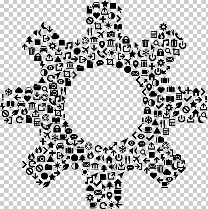 Computer Icons Gear Icon Design PNG, Clipart, Area, Black, Black And White, Circle, Computer Icons Free PNG Download