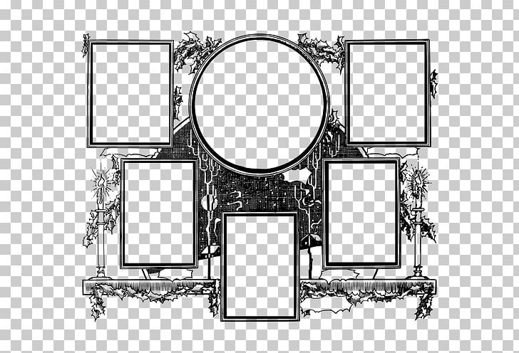 Frames Mirror PNG, Clipart, Angle, Area, Black And White, Circle, Drawing Free PNG Download