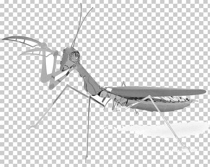 Insect Mantis Metal Earth Steel PNG, Clipart, Aluminium, Animal, Animals, Arthropod, Black And White Free PNG Download