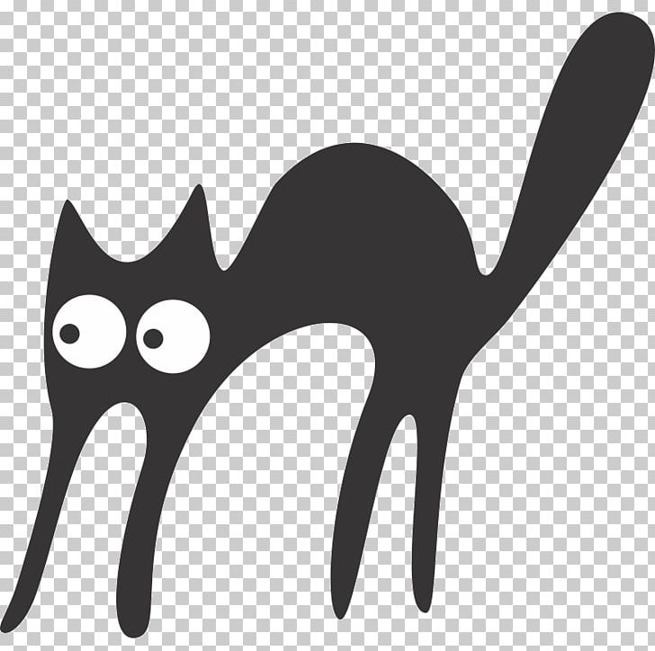 Black Cat Graphics PNG, Clipart, Animals, Black, Black And White, Carnivoran, Cartoon Free PNG Download
