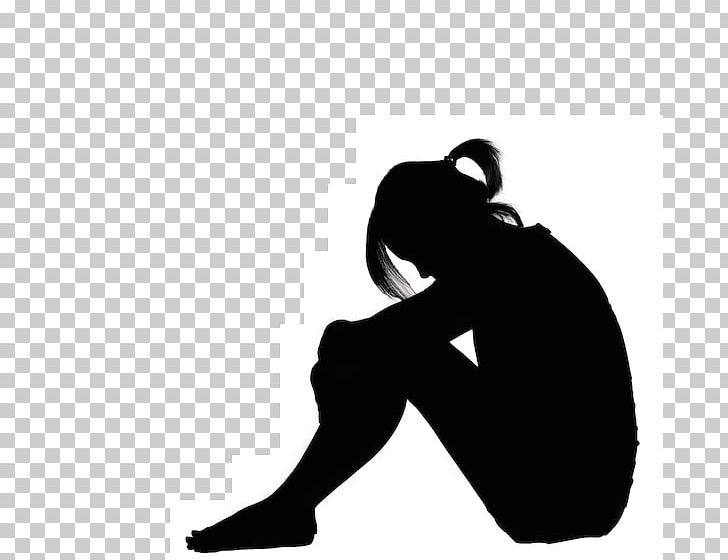 Sadness Stock Photography Depression Woman PNG, Clipart, Arm, Black, Black And White, Child, Disease Free PNG Download