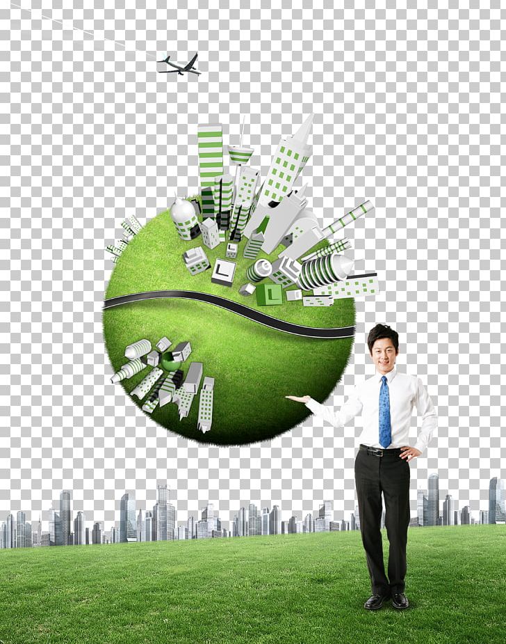 Green Building On Earth PNG, Clipart, Ball, Brand, Building, Business People, Character Free PNG Download
