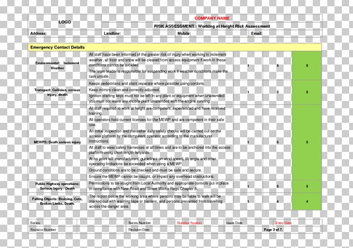 Risk Assessment Template Résumé Permit To Work PNG, Clipart, Area, Curriculum Vitae, Document, Evaluation, Line Free PNG Download