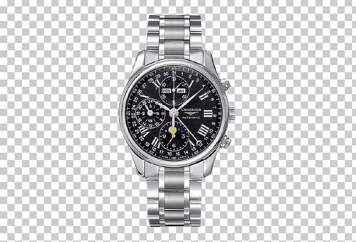 Steel Watch Strap Longines Chronograph PNG, Clipart, Bracelet, Brand, Calendar, Chronograph, Clock Face Free PNG Download