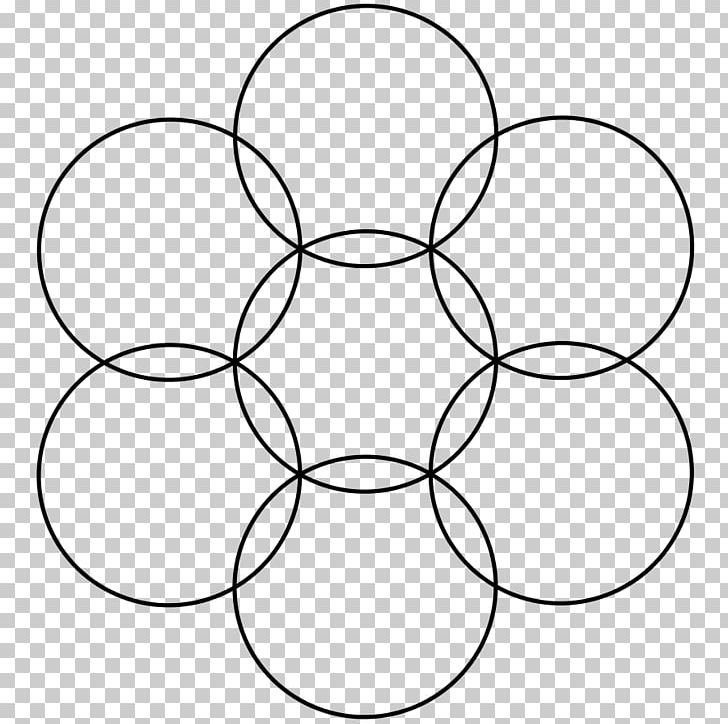 Overlapping Circles Grid Wikipedia PNG, Clipart, Angle, Area, Black, Black And White, Circle Free PNG Download