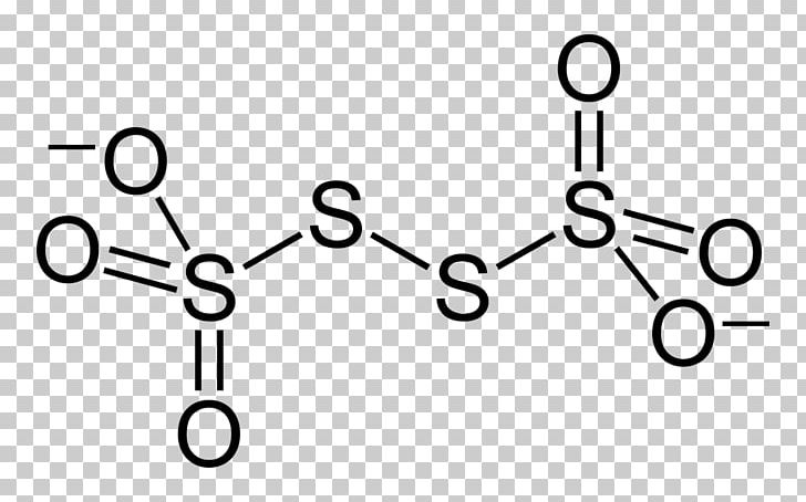 Sodium Thiosulfate Acid Tetrathionate Oxidation State PNG, Clipart, Acid, Angle, Anioi, Area, Black And White Free PNG Download