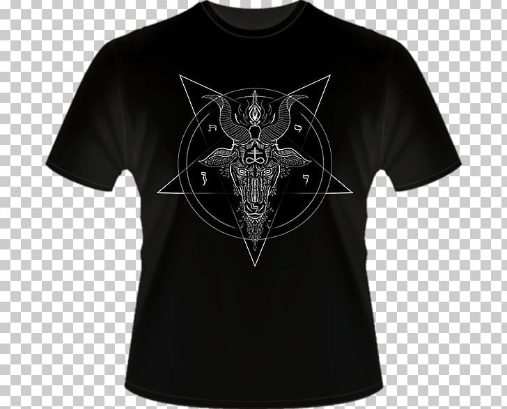 T-shirt Baphomet Clothing Satanism Female PNG, Clipart, Active Shirt, Art, Baphomet, Black, Brand Free PNG Download