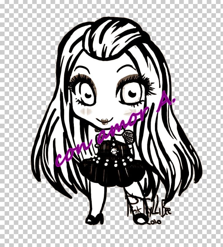 Frankie Stein Monster High Drawing Photography PNG, Clipart, Black, Black And White, Blue, Cartoon, Chibi Free PNG Download