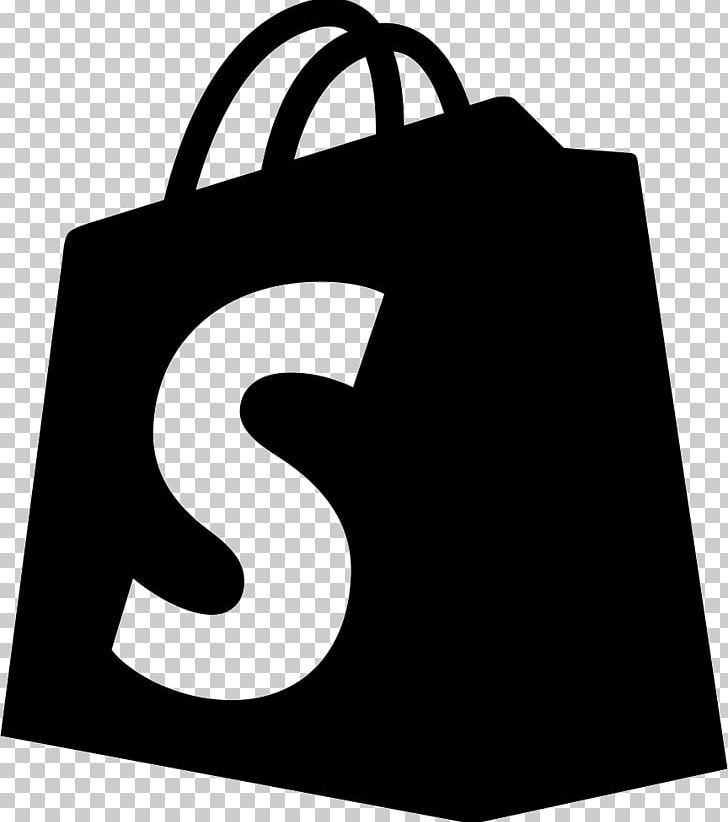 Shopify E-commerce Logo Business PNG, Clipart, Black And White, Brand, Business, Company, Computer Software Free PNG Download