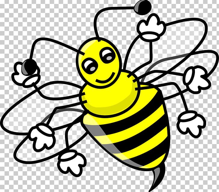 Bee Cartoon PNG, Clipart, Artwork, Bee, Black And White, Bumblebee, Cartoon Free PNG Download