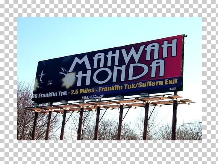 Mahwah Honda Billboard Advertising Signage PNG, Clipart, Advertising, Banner, Billboard, Brand, Cars Free PNG Download