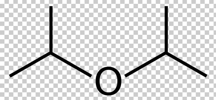 Diisopropyl Ether Structural Formula Isopropyl Alcohol Chemical Formula PNG, Clipart, Angle, Area, Black, Black And White, Che Free PNG Download