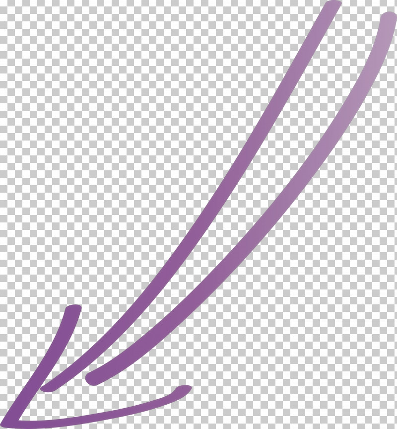 Hand Drawn Arrow PNG, Clipart, Hand Drawn Arrow, Line, Purple, Violet Free PNG Download