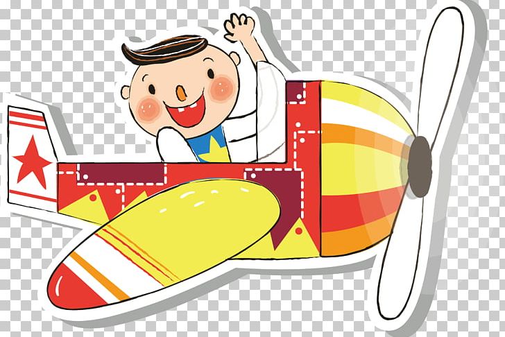 Airplane Cartoon Illustration PNG, Clipart, Aircraft, Airplane, Animation, Baby Boy, Boy Free PNG Download