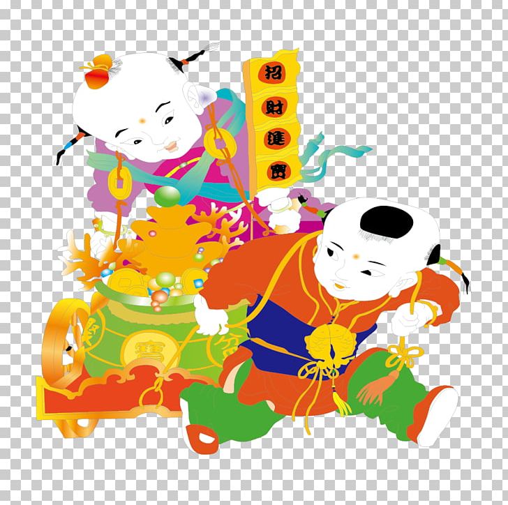 Chinese New Year Sudhana U7ae5u5b50 PNG, Clipart, Art, Baby Boy, Boy, Boy Cartoon, Boy Vector Free PNG Download