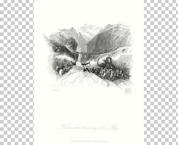 Snow Storm: Hannibal And His Army Crossing The Alps Tate Hannibal's Crossing Of The Alps Sketch PNG, Clipart,  Free PNG Download