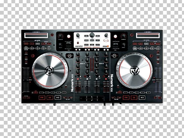DJ Controller Numark NS6 Numark Industries Disc Jockey Serato Audio Research PNG, Clipart, Audio, Audio Equipment, Disc Jockey, Dj Controller, Dj Turntables Free PNG Download