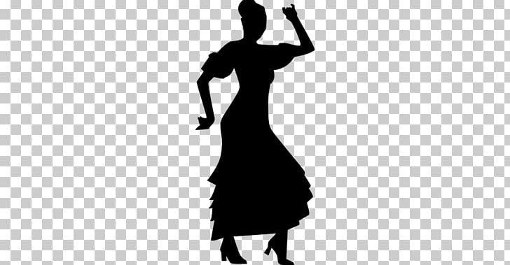 Silhouette Flamenco Dance Photography PNG, Clipart, Animals, Arm, Black, Black And White, Clothing Free PNG Download