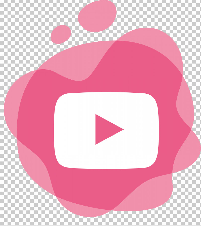 pink youtube icon png