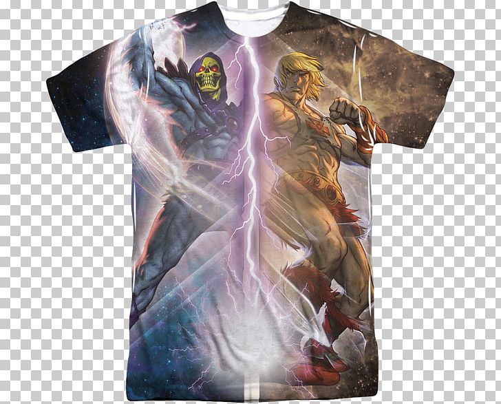 T-shirt He-Man Skeletor Masters Of The Universe Crew Neck PNG, Clipart, Castle Grayskull, Clothing, Costume, Crew Neck, Fictional Character Free PNG Download