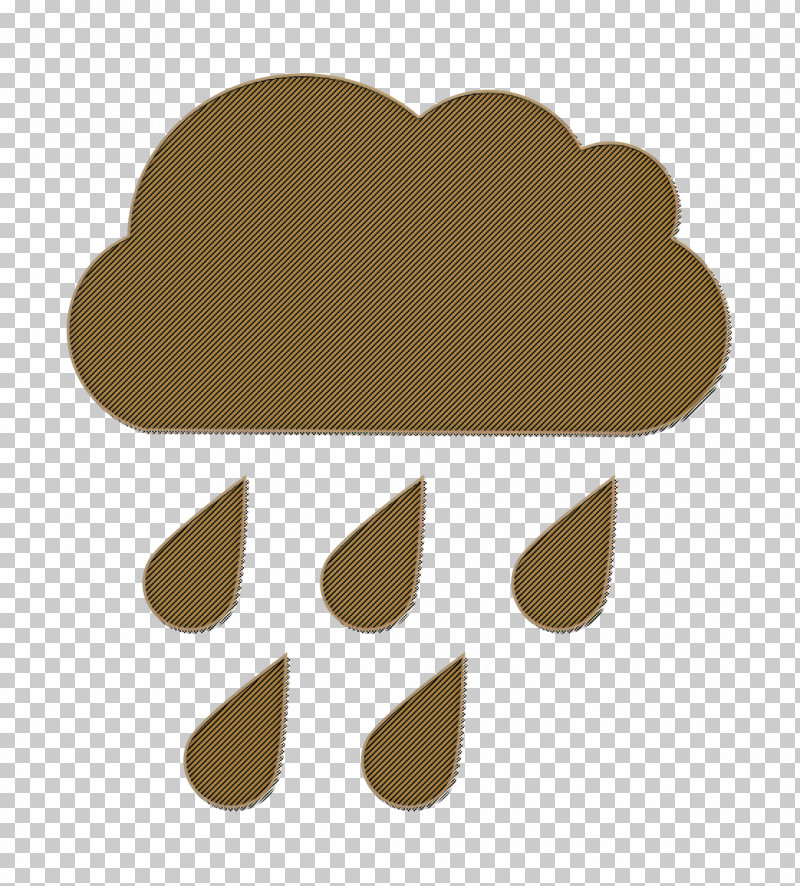 Weather Icon Rain Icon Raindrops Falling Of A Black Cloud Icon PNG, Clipart, Beige, Brown, Cloud, Ecologism Icon, Logo Free PNG Download