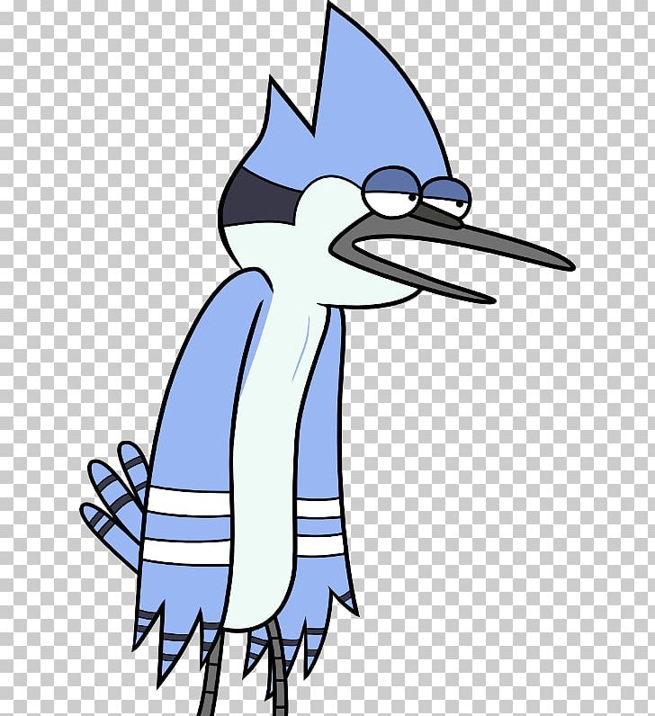 Mordecai Rigby Television Show Cartoon Network PNG, Clipart, Art, Artwork, Beak, Black And White, Blue Jay Free PNG Download