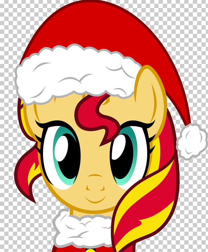 Sunset Shimmer Pony Santa Claus Christmas Santa Suit PNG, Clipart, Art, Cheek, Christmas, Christmas Lights, Deviantart Free PNG Download