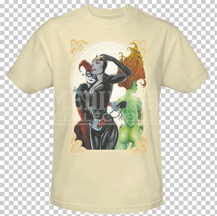 T-shirt Poison Ivy Sleeve Gotham City Sirens Slim-fit Pants PNG, Clipart, Clothing, Costume, Dress, Fashion, Fictional Character Free PNG Download